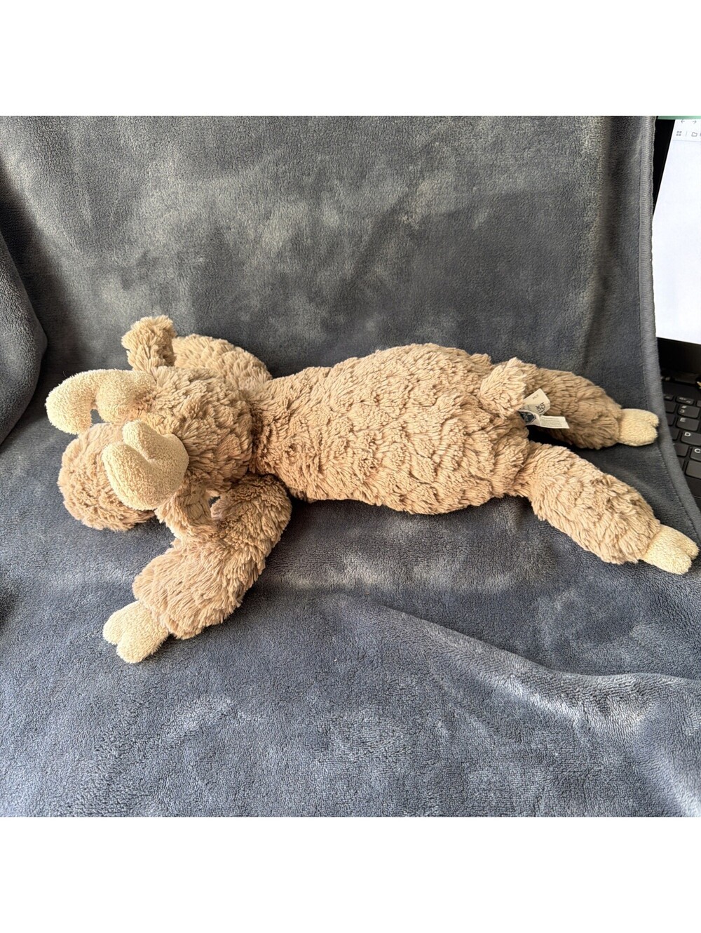 Mary Meyer Mason Putty Moose Floppy Plush 18” Bean Filled Soft Stuffed Animal